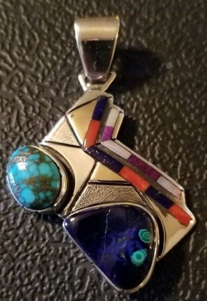 Navajo Pendants with Inlay