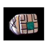 beautiful men's square ring